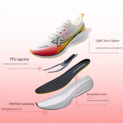 Xtep Five Speed 2.0 Running Shoes For Men   Autumn Comfortable Sports Shoes Jogging Cushioning Sneakers 876319110001