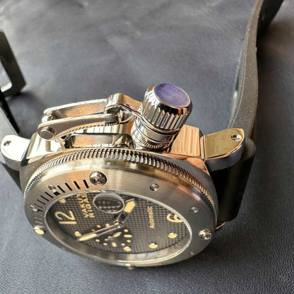 Men's Automatic Mechanical Watch Navy Military Watch for Seagull ST25 Automatic Movement Super Luminous 200 Waterproof