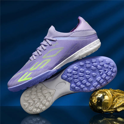 New Men Football Boots Match Grass Cleats High-quality Soccer Shoes Futsal Sneakers Non-Slip Indoor Hot-selling High-top Outdoor