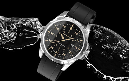 Montre pour homme SAPPHERO – Montre à quartz de luxe, étanche jusqu'à 50 m, équipée d'un mécanisme importé et d'un boîtier en acier inoxydable – Une idée cadeau idéale pour homme.