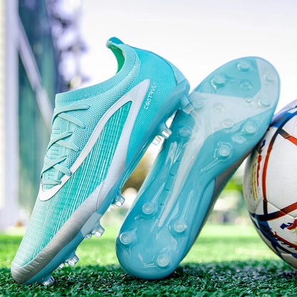 New Men Football Boots Outdoor Cleats Breathable Adult Non Slip Soccer Shoes Sport Long Spikes Training Boys Match Comfortable