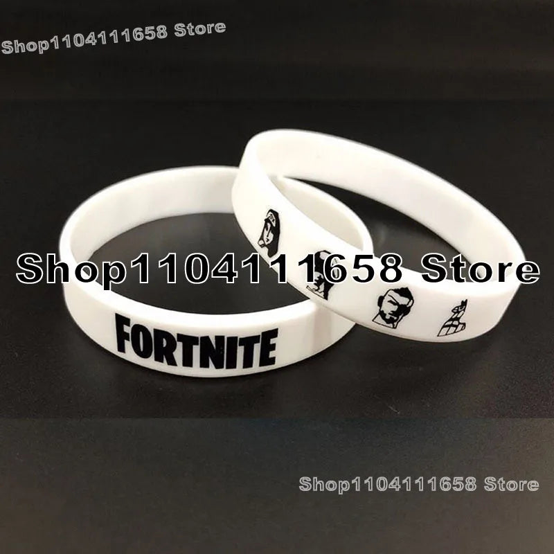 Lysande silikonarmband med Fortnite-tema, festdekoration, födelsedagsarmband, gummiband, trendiga leksaker för vuxna och tonåringar, födelsedagspresent