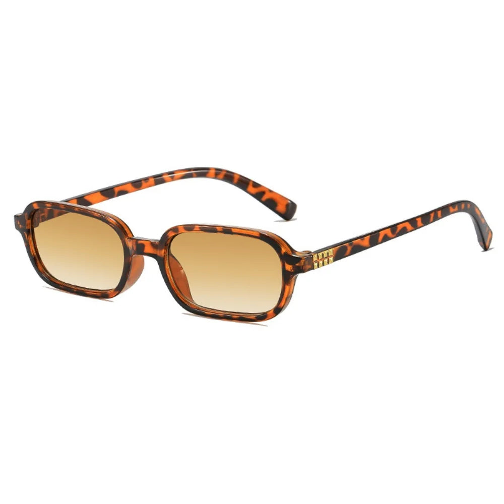 KLASSNUM Vintage Luxurious Small Rectangle Sunglasses Women Men Y2K Fashion Punk Sun Glasses Brand Designer UV400 Shades 2026