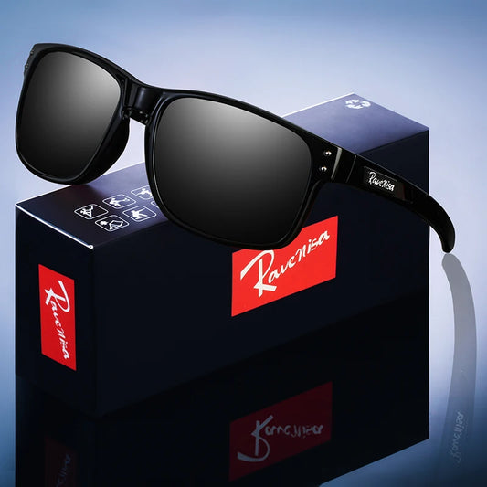 Men's Sunglasses New Arrival Square Polarized Sunglasses Goggles Sun Glasses TR90  With UV Protection