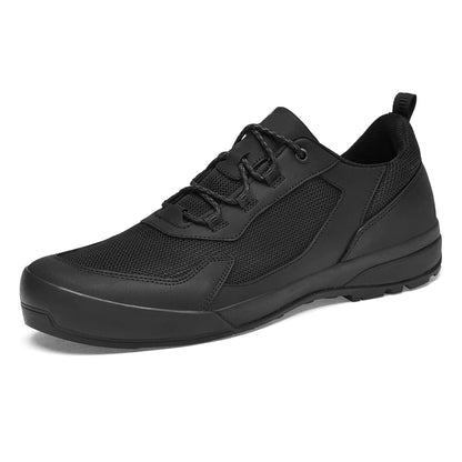 Leisure Walk Men Casual Shoes Fashion Genuine Leather Sneakers Outdoor Male Sports Shoes Non-Slip Walking Shoes Treking Footwear