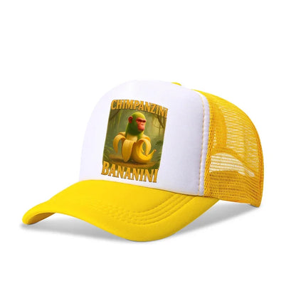 Italian Brainrot Baseball Caps Funny Anime Printed Tung Tungtung Sahur Sunny Hats Summer Adjustable Famliy Headdress Cap Gifts