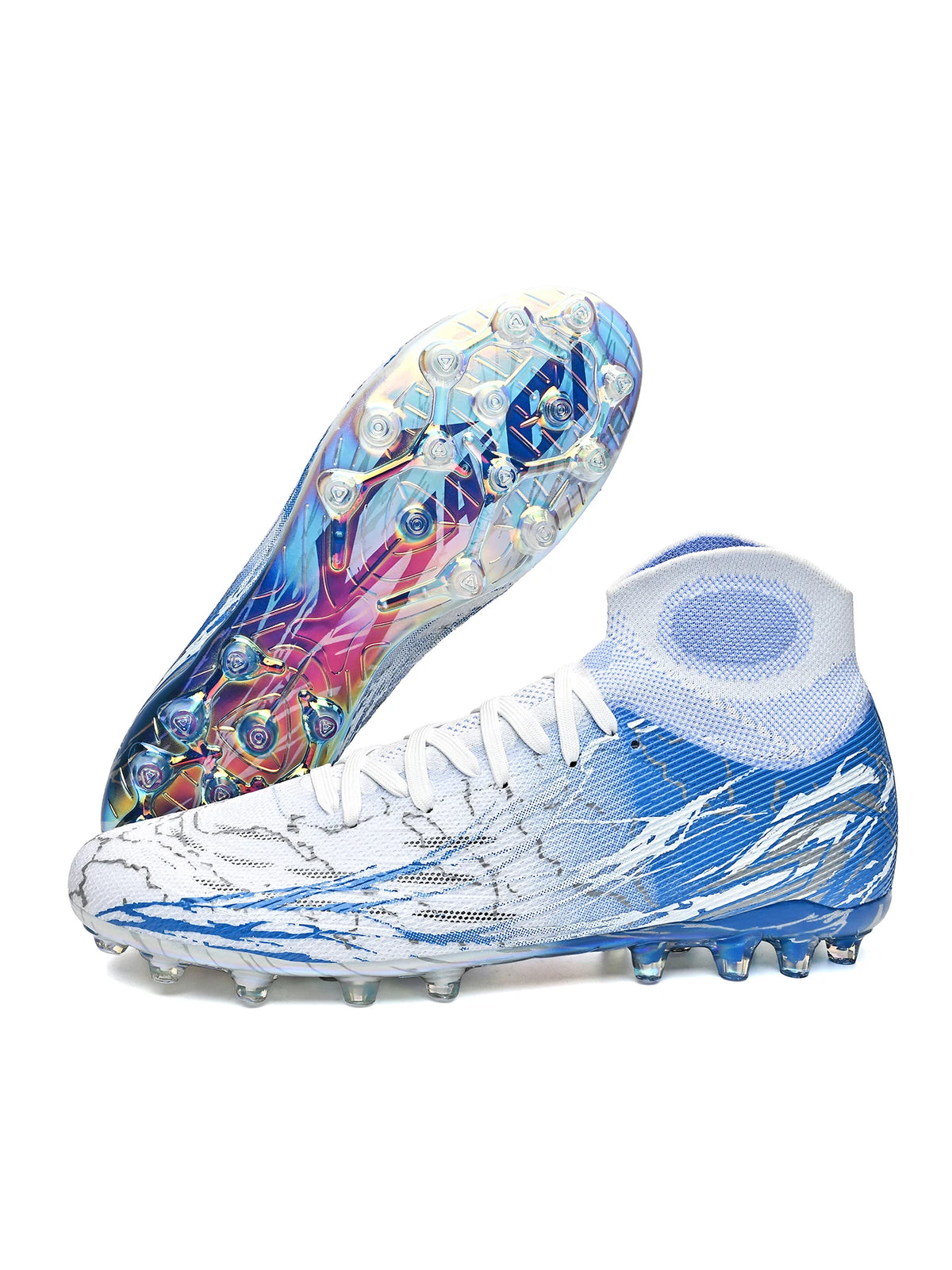 Chaussures de foot Premium AG FG, tige en tissu PU doux au toucher, semelle antidérapante en TPU, qualité fiable pour l'entraînement et la compétition