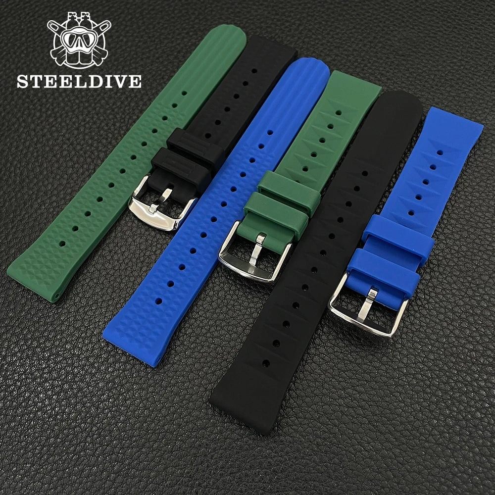 STEELDIVE SD1975 Mens Automatic Watches Men Dive Watch 300m Waterproof Mechanical Wristwatch C3 Luminous Clock Sapphire Mirror