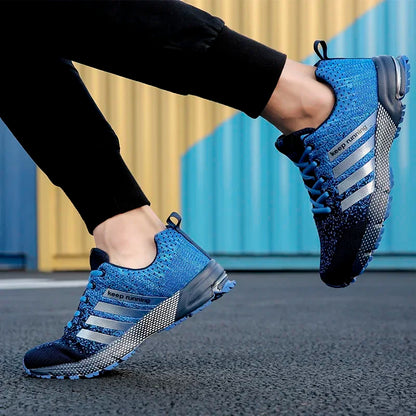 Men's and Women's Flats Fashion Casual Sneakers Couple Walking Shoes Plus Size 36-48 Breathable Fitness Running Shoes Men Shoes