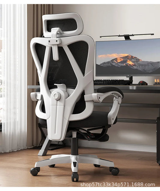Chaise ergonomique de jeu pour ordinateur, confortable pour la maison, chaise de bureau pour personnes assises longtemps, chaise de café internet, chaise de studio pour diffusion en direct