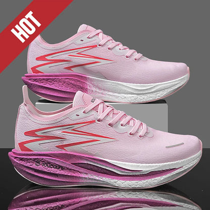 NEW Running Shoes Carbon Board Marathon Men Sports Breathable Lightweight Women's Comfortable Athletic Nonskid Sneakers Casual