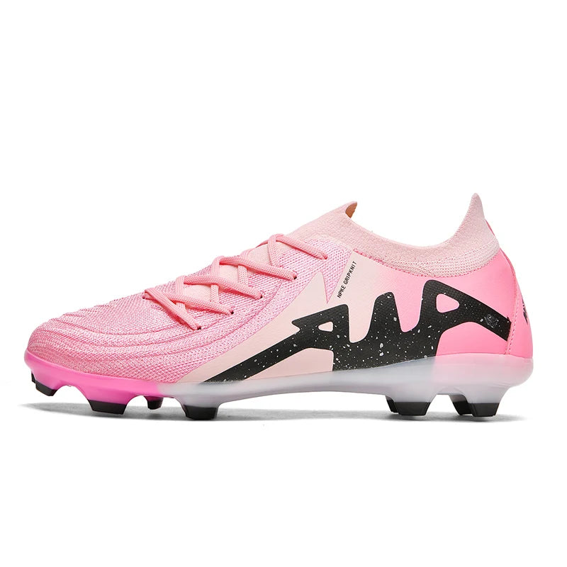 New Men Soccer Shoes Adult Non-Slip Boys Adult Futsal Sport Football Boots Grass Cleats Indoor Ultralight Turf Comfortable