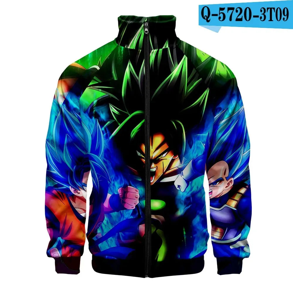 Dragon Ball Goku Hoodies Kids Boys Sweatshirts Anime Clothes Costume Hoody Gohan Beerus Pullovers Men Women Tracksuits Tops