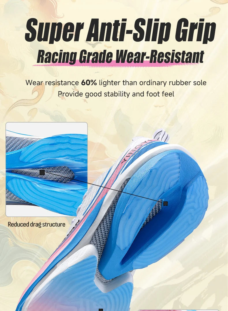 IRUNSVAN Men's Full-Palm Carbon Plate Marathon Road Running Shoes With Quick Rebound And Full Power Sports Shoes