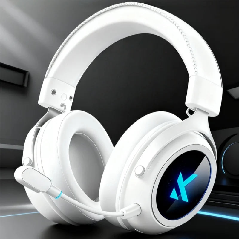 Casque de jeu sans fil MCHOSE X9 7.1, Bluetooth 2.4G, trois modes, réduction de bruit, e-sport, FPS, pour cadeaux