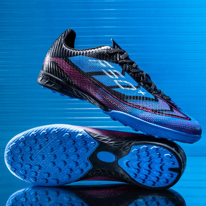 Chaussures de football pour hommes, crampons d'entraînement rapides pour terrain extérieur, chaussures de football à crampons pour terrain synthétique, baskets basses originales unisexes