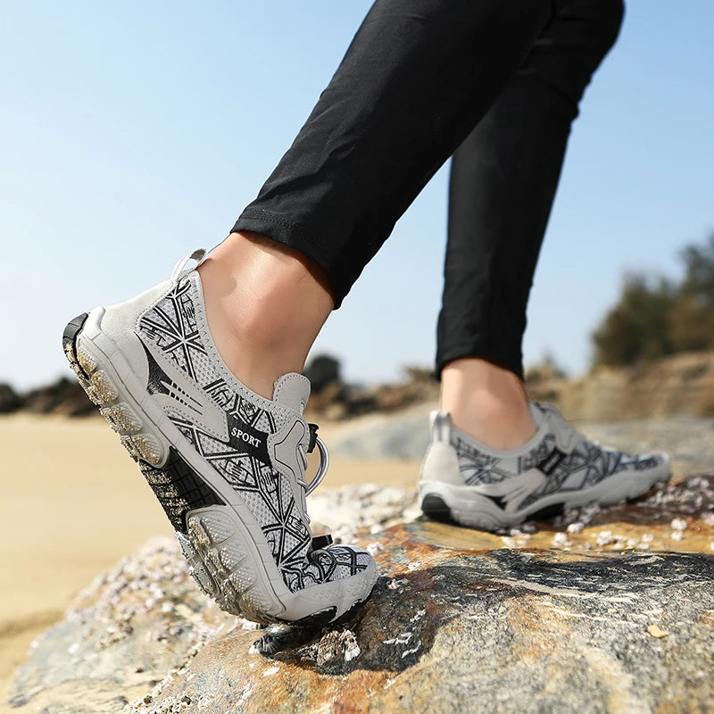 Barefoot Shoes,Quick-Drying Non-slip Outdoor Men's lightweight Wading Shoes,Suitable For Beaches,Hiking,Fitness,Sports Shoes36-4