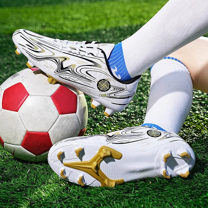 Chaussures de Football basses pour hommes, crampons de Football professionnels pour enfants en plein air, baskets d'entraînement sur gazon de haute qualité, chaussures de Sport, nouvelle collection