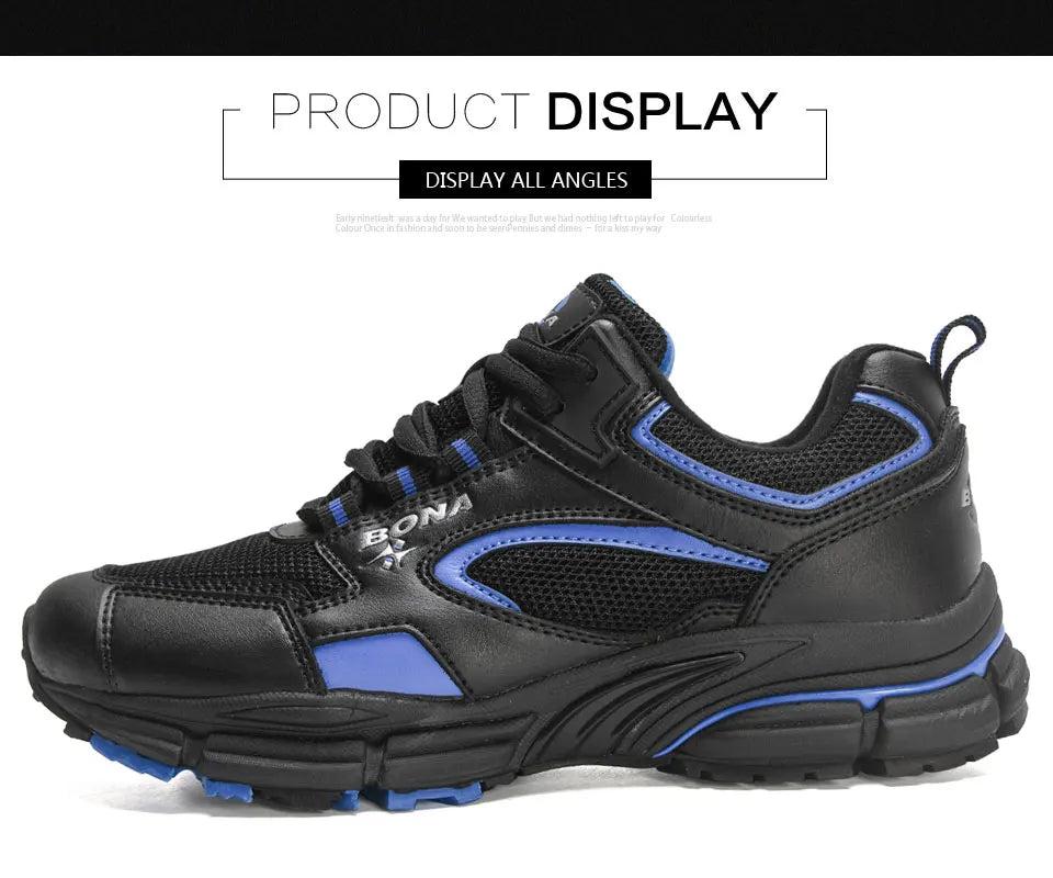 BONA  New Designers Running Shoes Breathable Outdoor Sports Shoes Women Lightweight Sneakers Ladies Comfort Athletic Shoes