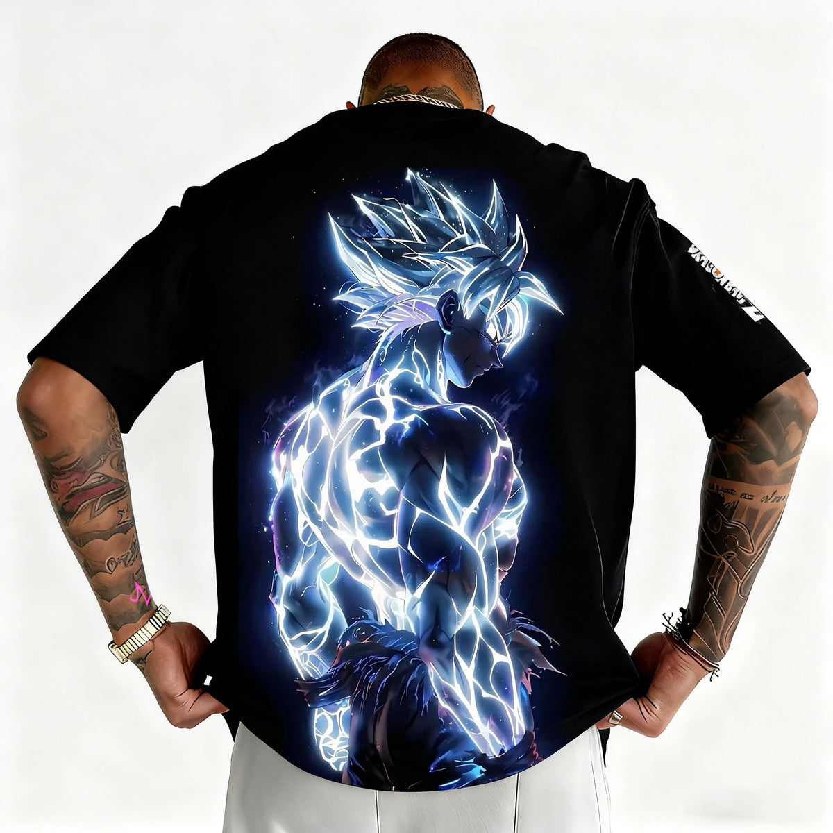 Pánske tričko s potlačou z japonského anime Dragon Ball, Majin Buu, chlapčenské, detské, Harajuku, s krátkym rukávom, detské tričko Goku, letné oblečenie