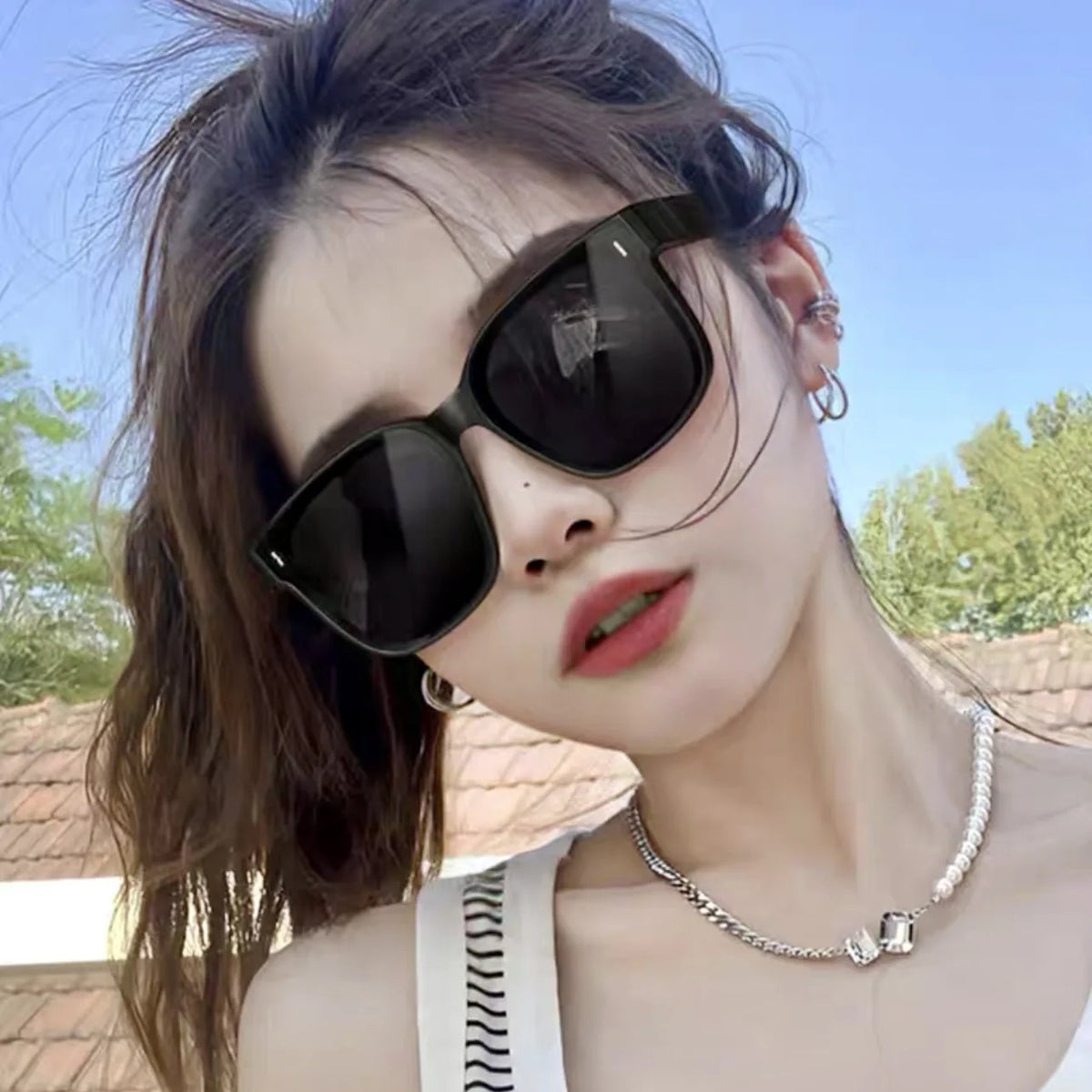 Gafas de sol polarizadas de moda para llevar sobre gafas graduadas para miopía; gafas portátiles para hombre y mujer, de estilo vintage, para pesca y conducción