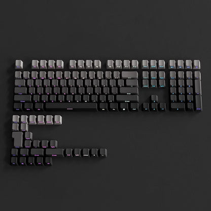 Gradient Keycaps Side Printed PBT Double Shot OEM Profile Keycap For Cherry MX Switch Mechanical Keyboard ISO Enter Key Caps DIY
