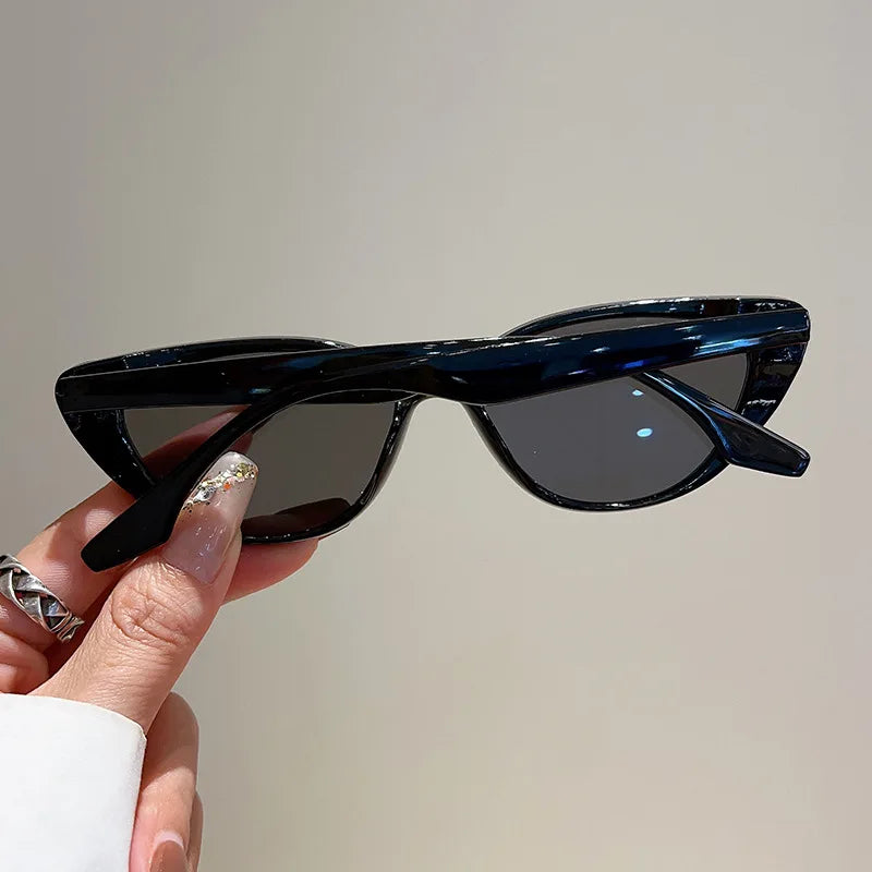 OEC CPO Small Frame Cat Eye Sunglasses Women 2024 Fashion Leopard Color Shades UV400 Sun Glasses Female Trending Eyewear Men