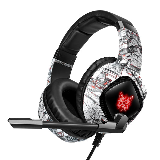 ONIKUMA K19 Casque De Jeu Casque Filaire Antibruit Stéréo Écouteurs Avec Micro