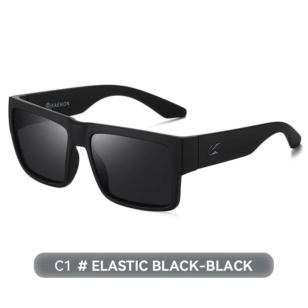 KAENON Fashion Square Versatile Polarized Sunglasses Men Women Sports Fishing Driving Sun Glasses UV400 Eyewear