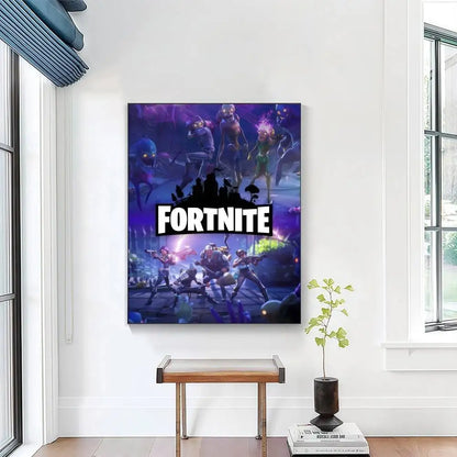 Стилен F-FORTNITE стикер постер с висока резолюция за освежаване на стените у дома и в стаята, наличен в разнообразни стилове.