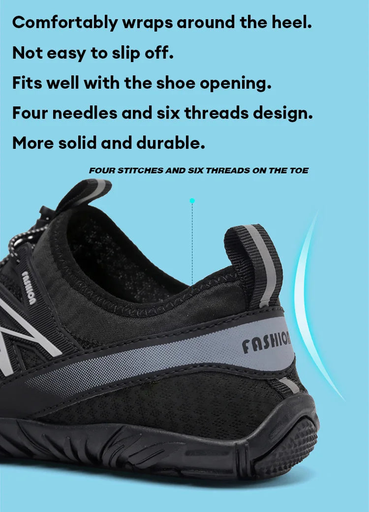 Outdoor Lightweight Men's Trainning Running Barefoot Shoes Qiuck-Dry Swimming Water Shoes Sport Gym Fitness Jogging Sneaker