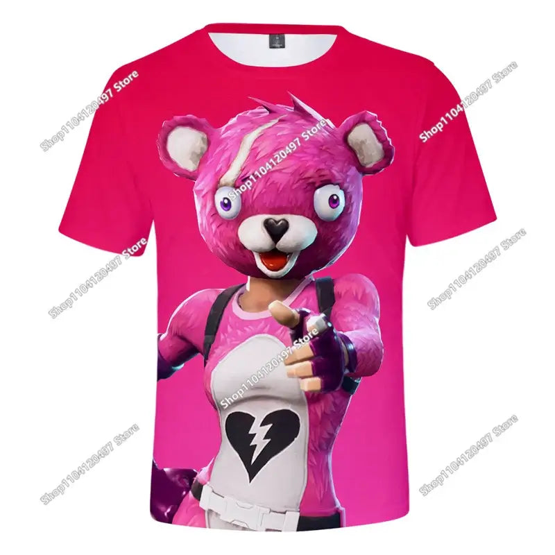 Halloween Peely 3D T-shirt Αγόρια Κορίτσια Χριστούγεννα Fortnite Tees Battle Royale Streetwear Παιδικά Victory Game Ανδρικά T-shirt Ρούχα