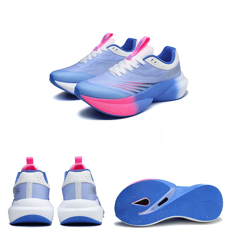 New Running Shoes Carbon Plate Marathon Men Sports Breathable Lightweight Women's Comfortable Athletic Non-slip Sneakers Casual