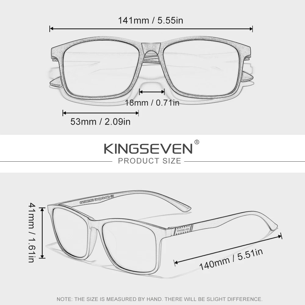 KINGSEVEN Sunglasses Men Women Polarized UV400 Driving Anti-glare Fashion Glasses Outdoor Sports Causal Driving Eyewear Frames