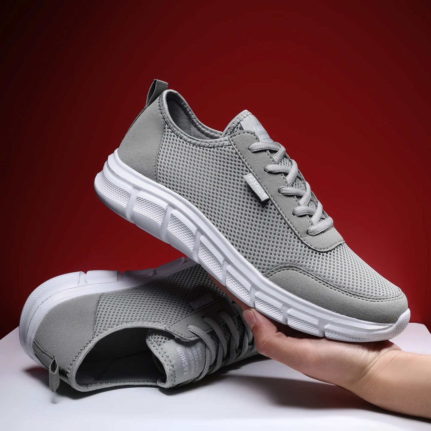 Men's Summer Sneakers Casual Running Shoes Breathable Walking Mesh Lightweight Sports Shoes Comfortable Fashion Shoes Zapatillas