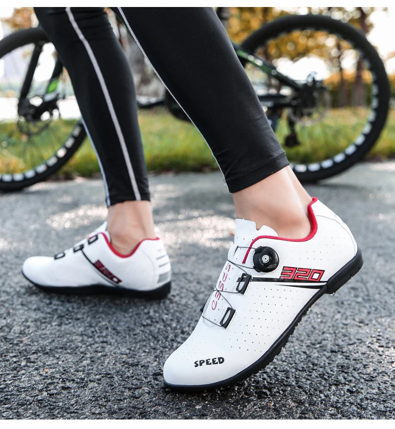 New Cycling Shoes MTB Cycling Men's Sports Shoes Self-Locking Speed Road Cycling Sports Shoes Women's SPD Cleats Cycling Shoes
