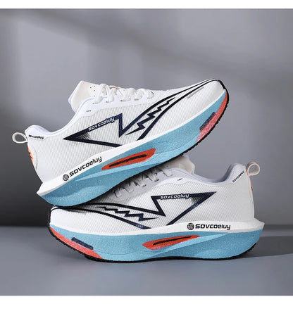 2026 löparskor med karbonplatta för maraton, sportiga, andningsbara och lätta sneakers för män och kvinnor, bekväma, halksäkra, avslappnad nyhet