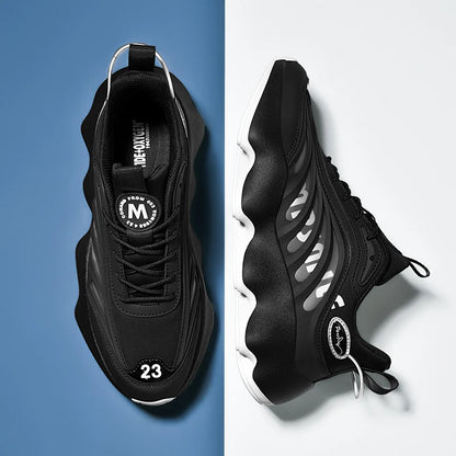 Luxury Men's Sneakers, Casual Breathable Trainer, Race Fashion Loafers, Running Shoes for Men Tennis