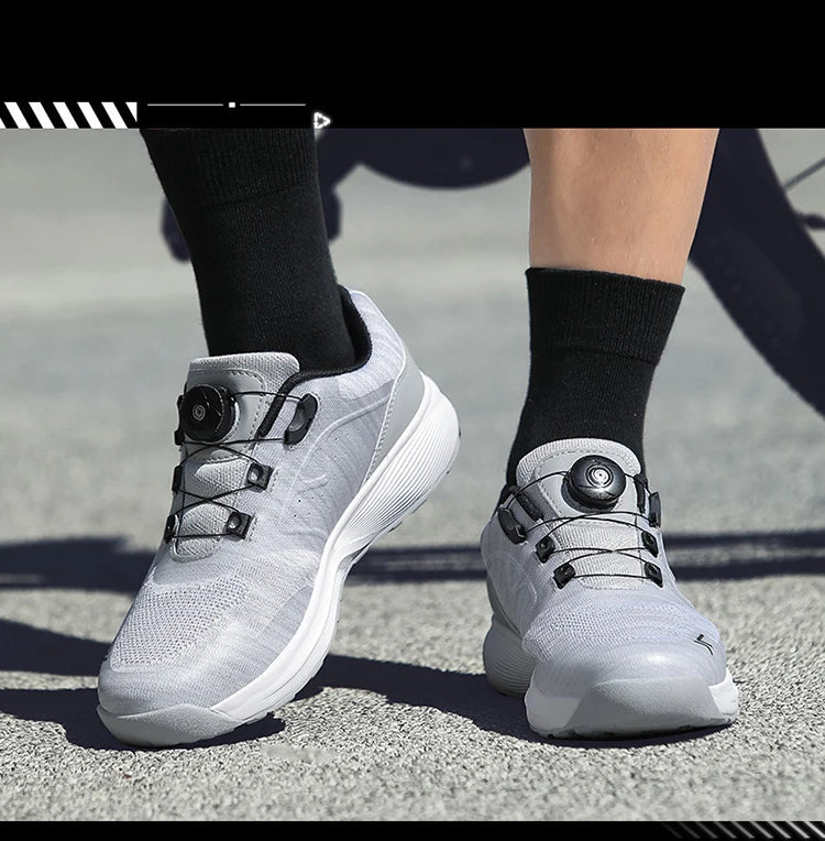 Cycling Sneakers MTB Men's Sports Dirt Bike Shoes SPD Pedal Mountain Bicycle Footwear Speed Racing Flat Off-Road Cycling Shoes