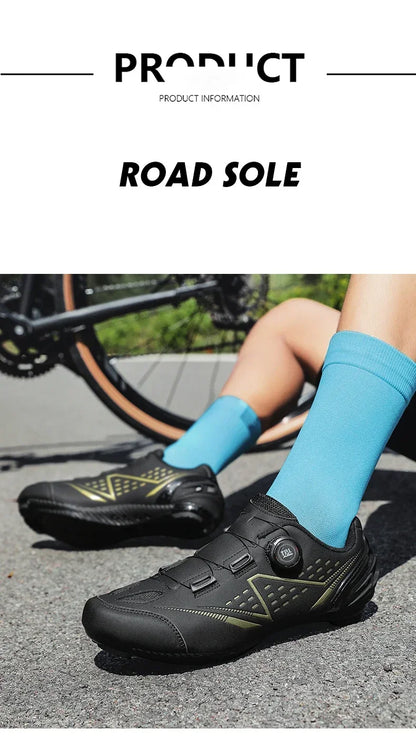 Professional Men's MTB Cycling Shoes White Racing Self-Locking 2024 Speed Road SPD Bicycle Sneakers New Women's Flats Cleats Shoes