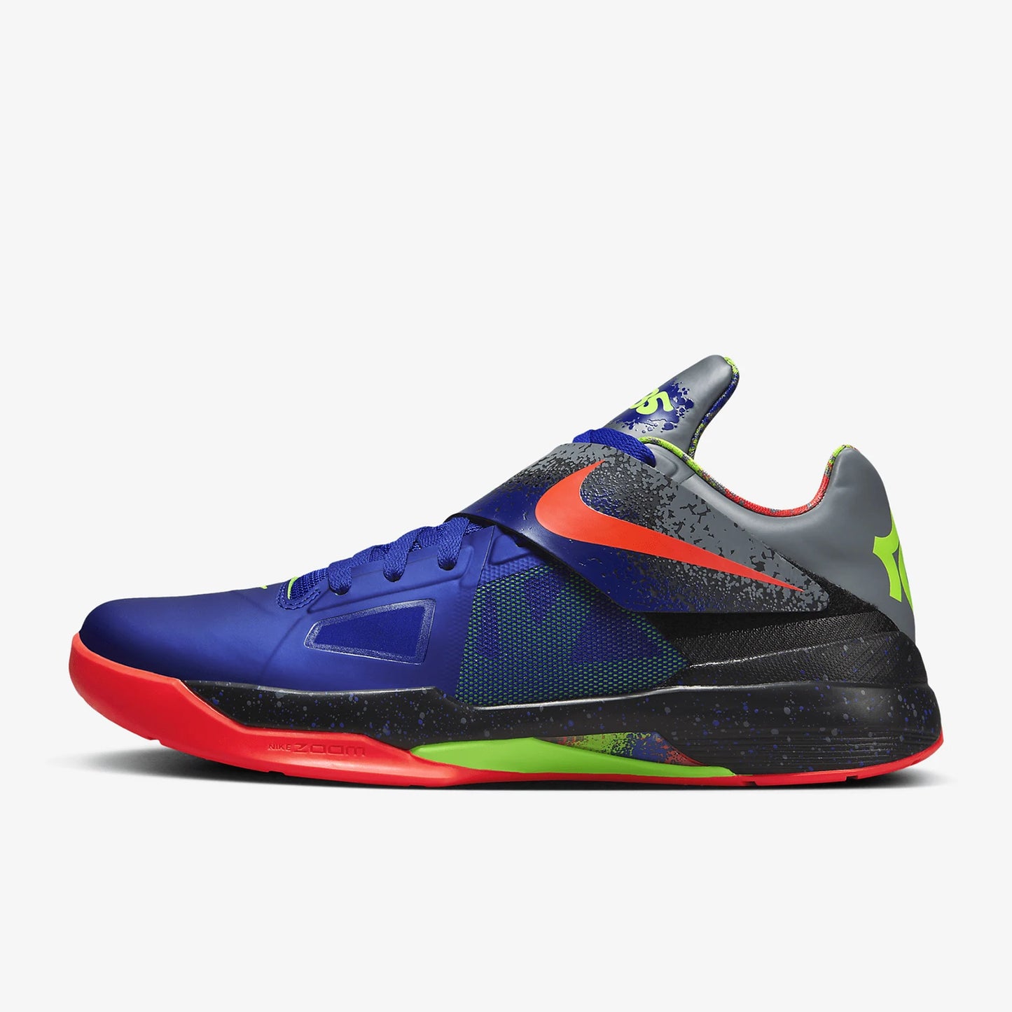 Nike KD 4 NERF originali da uomo, scarpe da basket basse ammortizzate e pratiche FQ8180-400