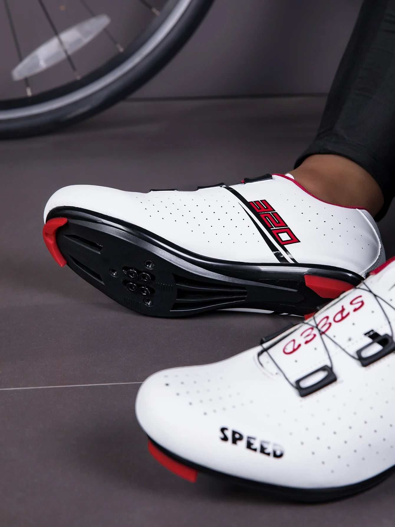 Men Cycling Shoes Road Cycling Sports Shoes Women MTB Racing Competition Self-Locking Cycling Shoes Spd Cleats Cycling Shoes