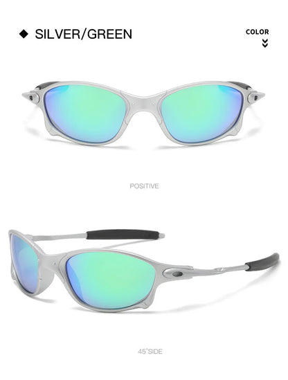 TANGOWO Rectangle Full Rim Frame Sunglasses For Men Y2K Mirror Vintage Classic Taking Photos Sand Sea Drivng UV400 Shade