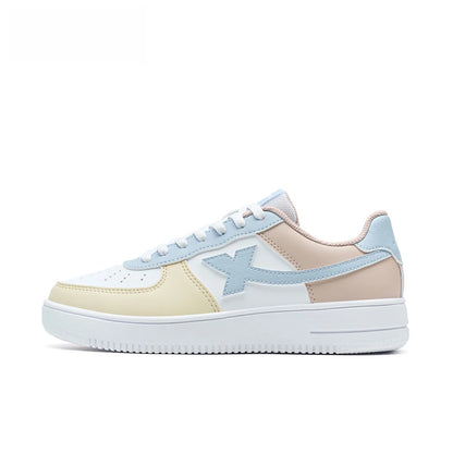 Zapatillas Xtep blancas para mujer 2026 primavera, parejas, versátiles, modernas, casuales, de suela gruesa con aumento de altura, calzado deportivo para mujer 874118319851