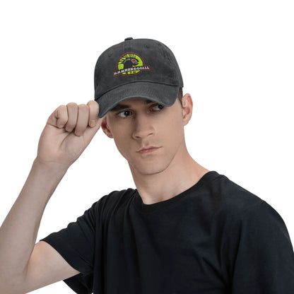 Murloc Park  World of Warcraft Baseball Cap Sun  Outdoor Gym Sunscreen Washed Trucker Hat Women Men Classic Design Baseball Caps