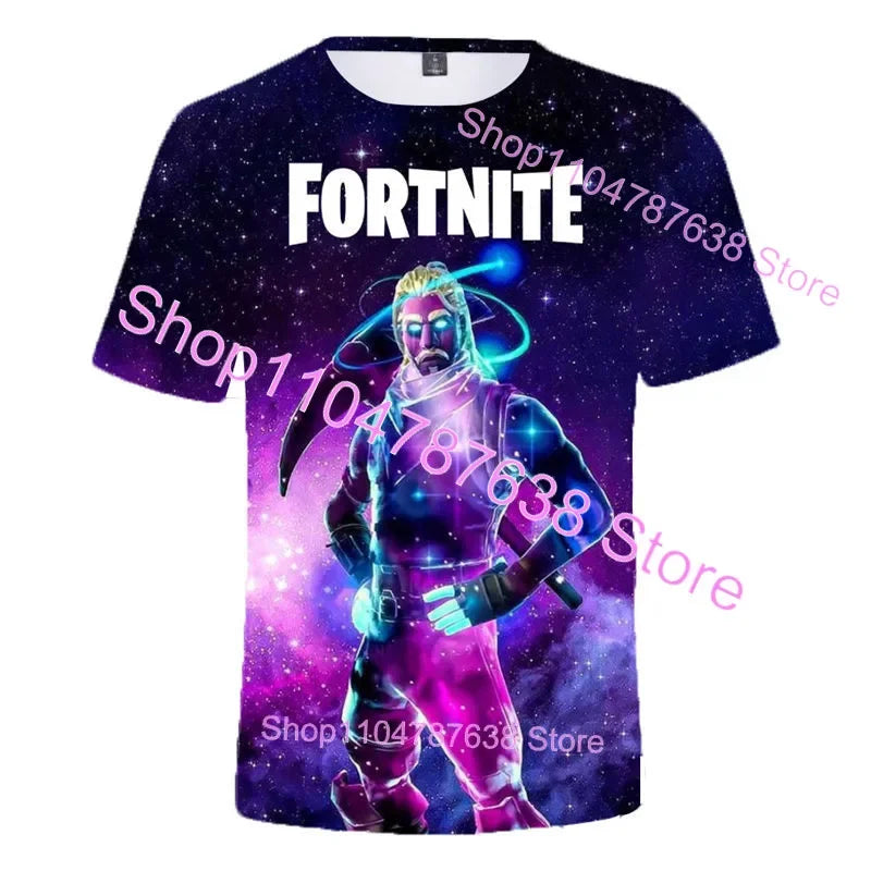 Letné tričko Raven Ultima Knight F-Fortnite s 3D potlačou Banana Peely Pánske tričko Battle Royale Hry Tričká Narodeninové darčeky