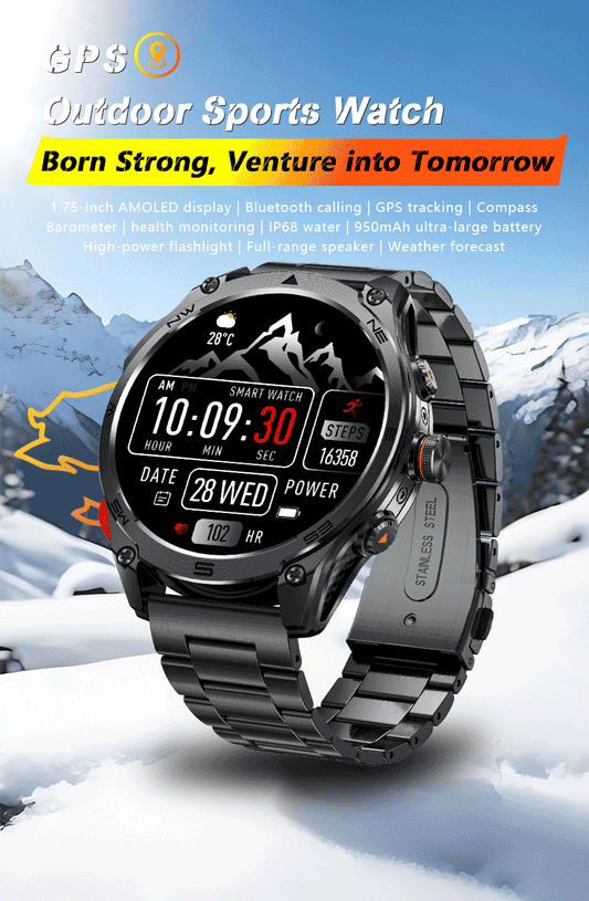 GUHUAVMI Smartwatch CPU Manufacturer: MediaTek Professional GPS outdoor sports smartwatch GPS
