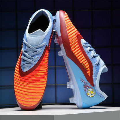 New Men Soccer Shoes Adult Non Slip Football Boots Outdoor Sport Boys Long Spikes Training Cleats Breathable Match Comfortable
