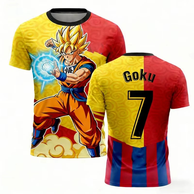 Dragon Ball Z Goku Pánske tričká s motívom anime Detské oblečenie Tričká s krátkym rukávom Základné kúsky Módne novinky Nový štýl Harajuku Y2k