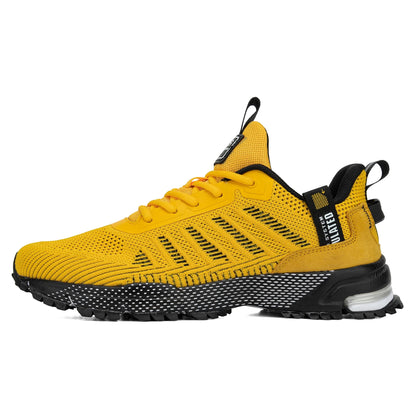 Baasploa Men Running Shoes Brand Male Designer Mesh Casual Sneakers Lightweight Lace-Up New Male Outdoor Sports Tennis Shoe